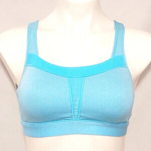 Champion C9 N9587 Duo Dry High Support Wire Free Racerback Sports Bra 36B Turquo
